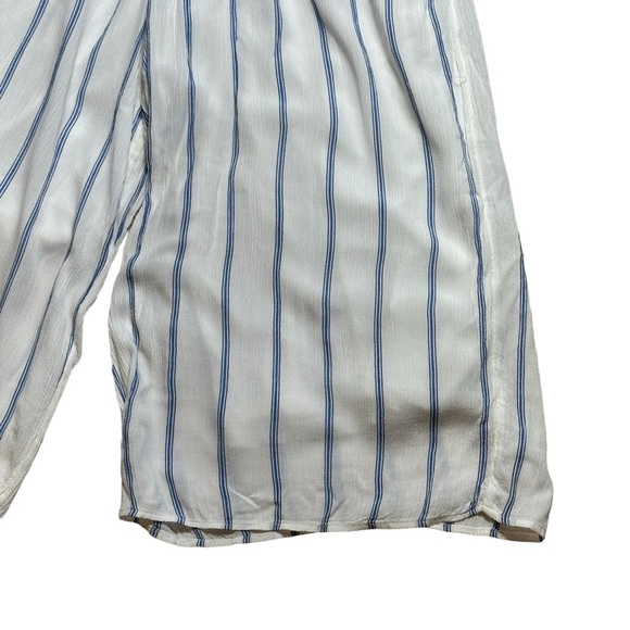 American Eagle Outfitters White Striped Wide Leg Jumpsuit | U.S. Woman’s Small - Picture 5 of 8